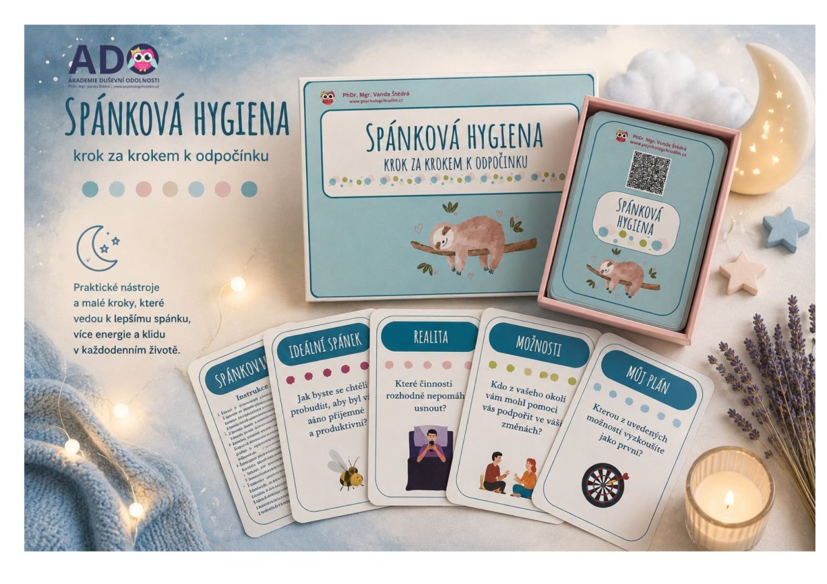 Spánková hygiena - Praktický průvodce ke kvalitnějšímu spánku a zdravějším spánkovým návykům