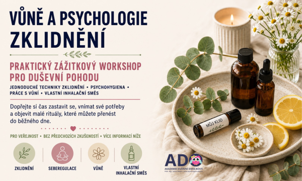 Vůně a psychologie zklidnění – workshop pro veřejnost